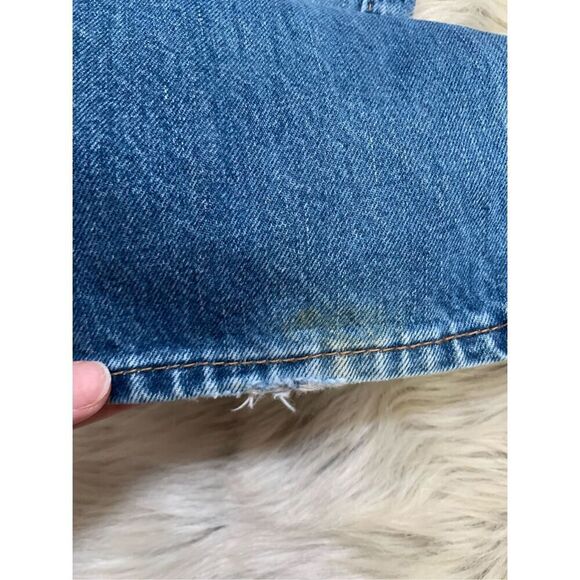 Gap Mens Slim Distressed Medium Wash Jeans 32x34 - Picture 9 of 10